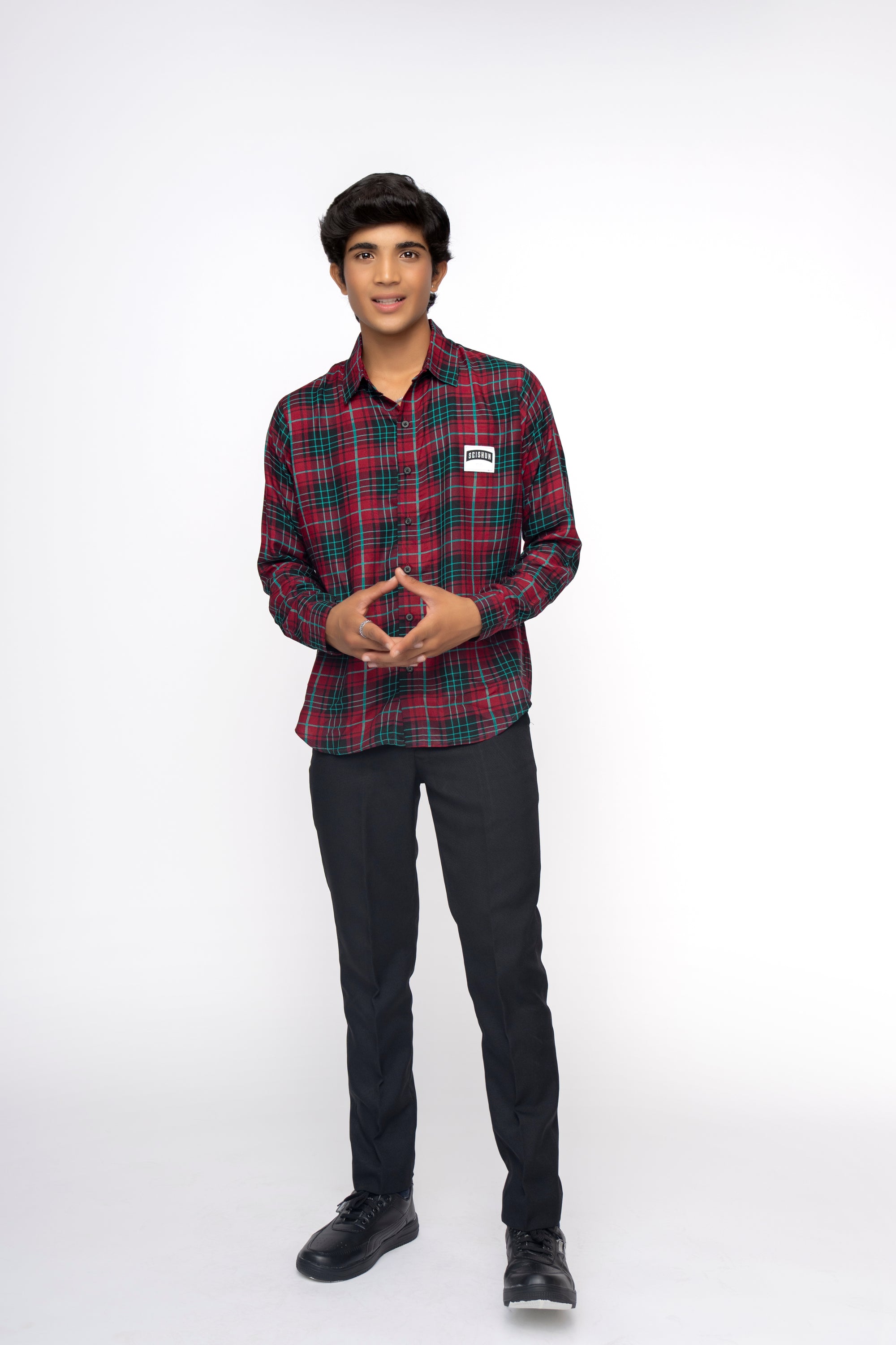 SCOTTISH CHECKS BOYS PREMIUM SHIRT