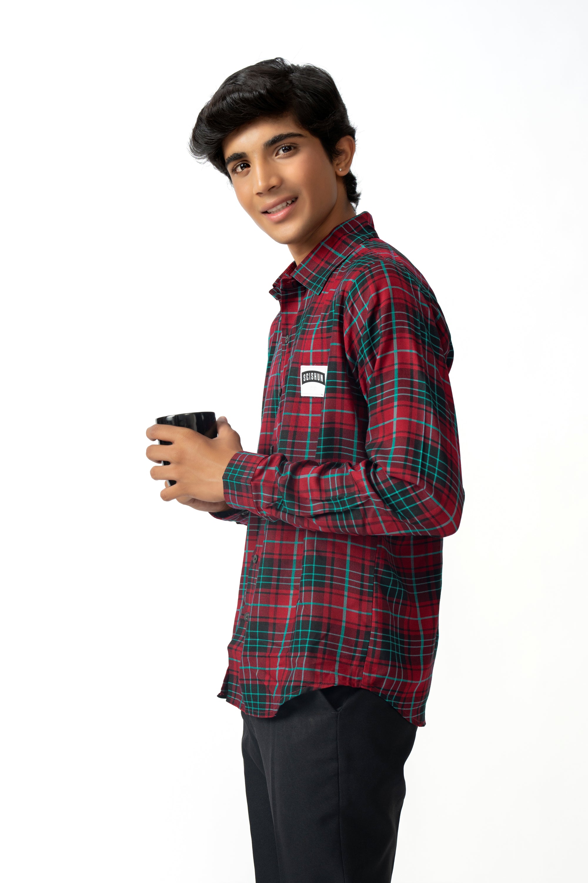 SCOTTISH CHECKS BOYS PREMIUM SHIRT