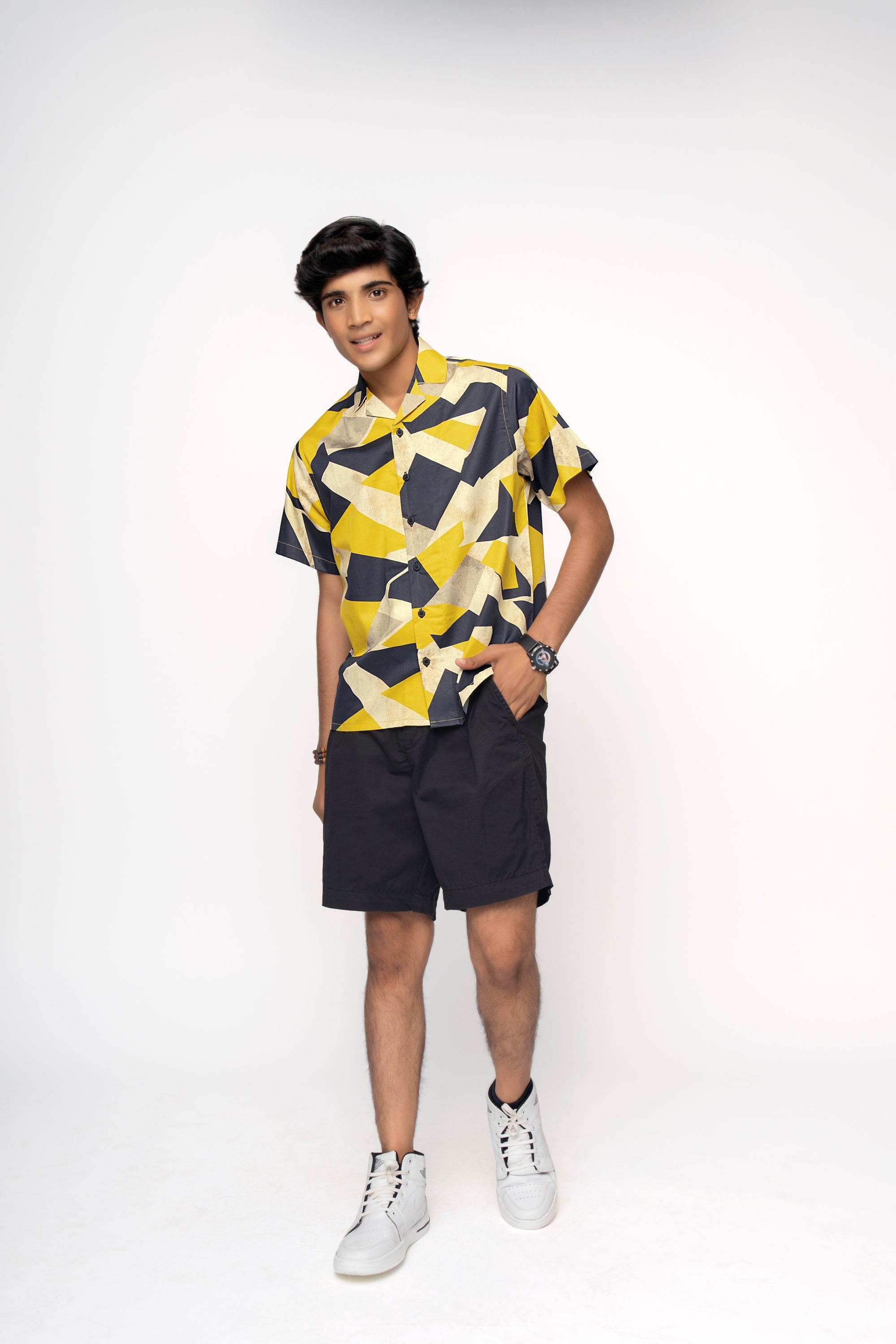 YELLOW BOYS CUBAN SHIRT