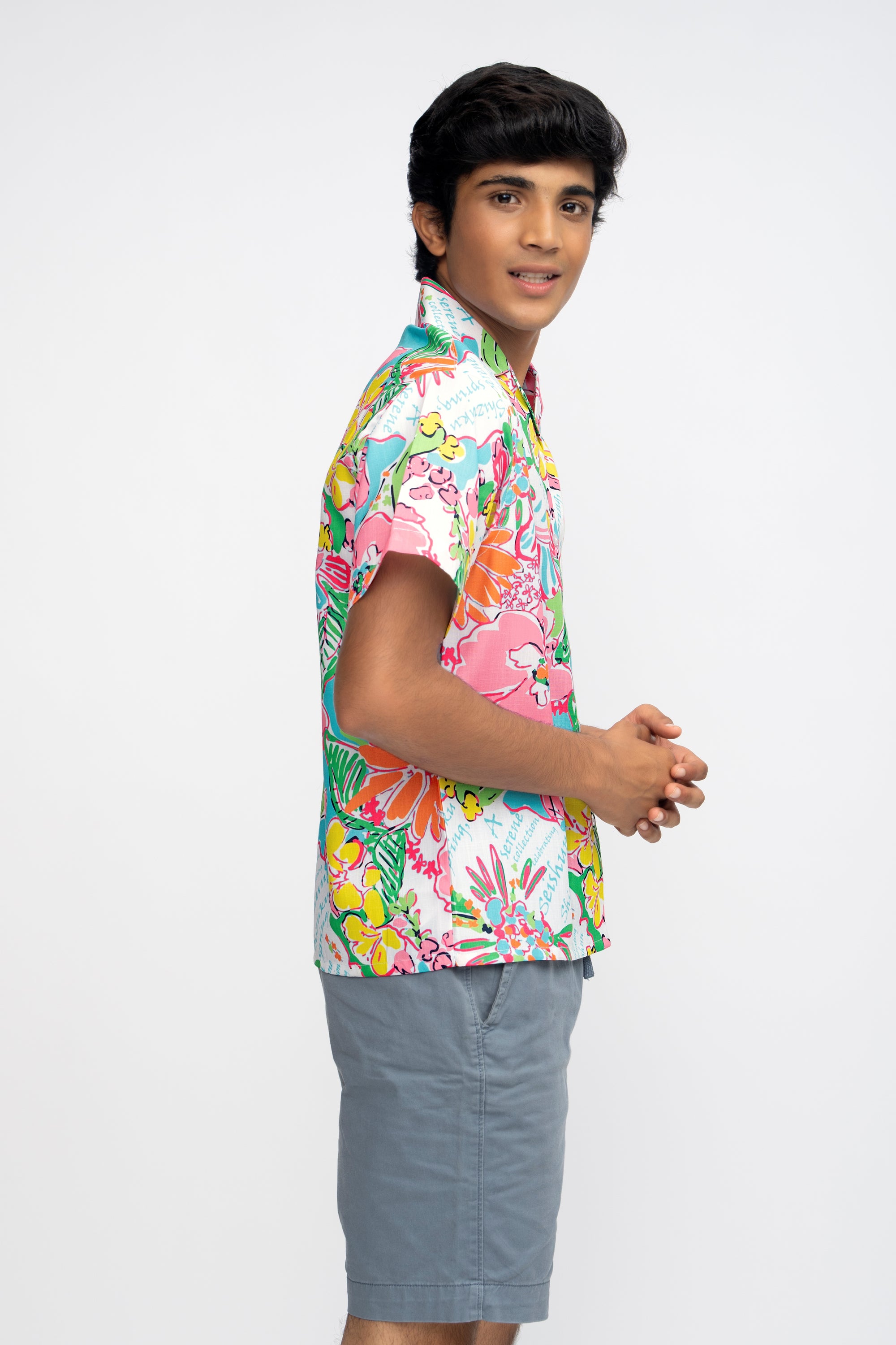 TROPICAL BOYS BOX FIT SHIRT