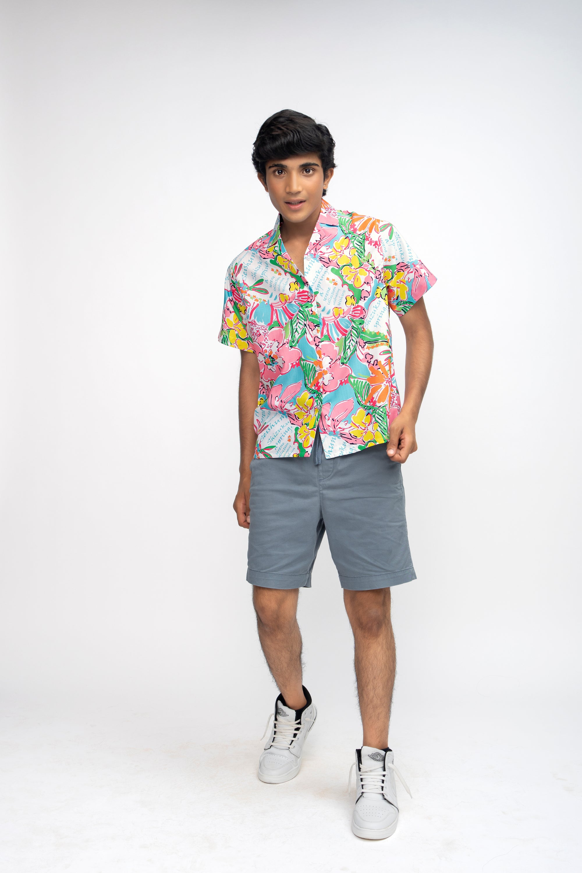 TROPICAL BOYS BOX FIT SHIRT