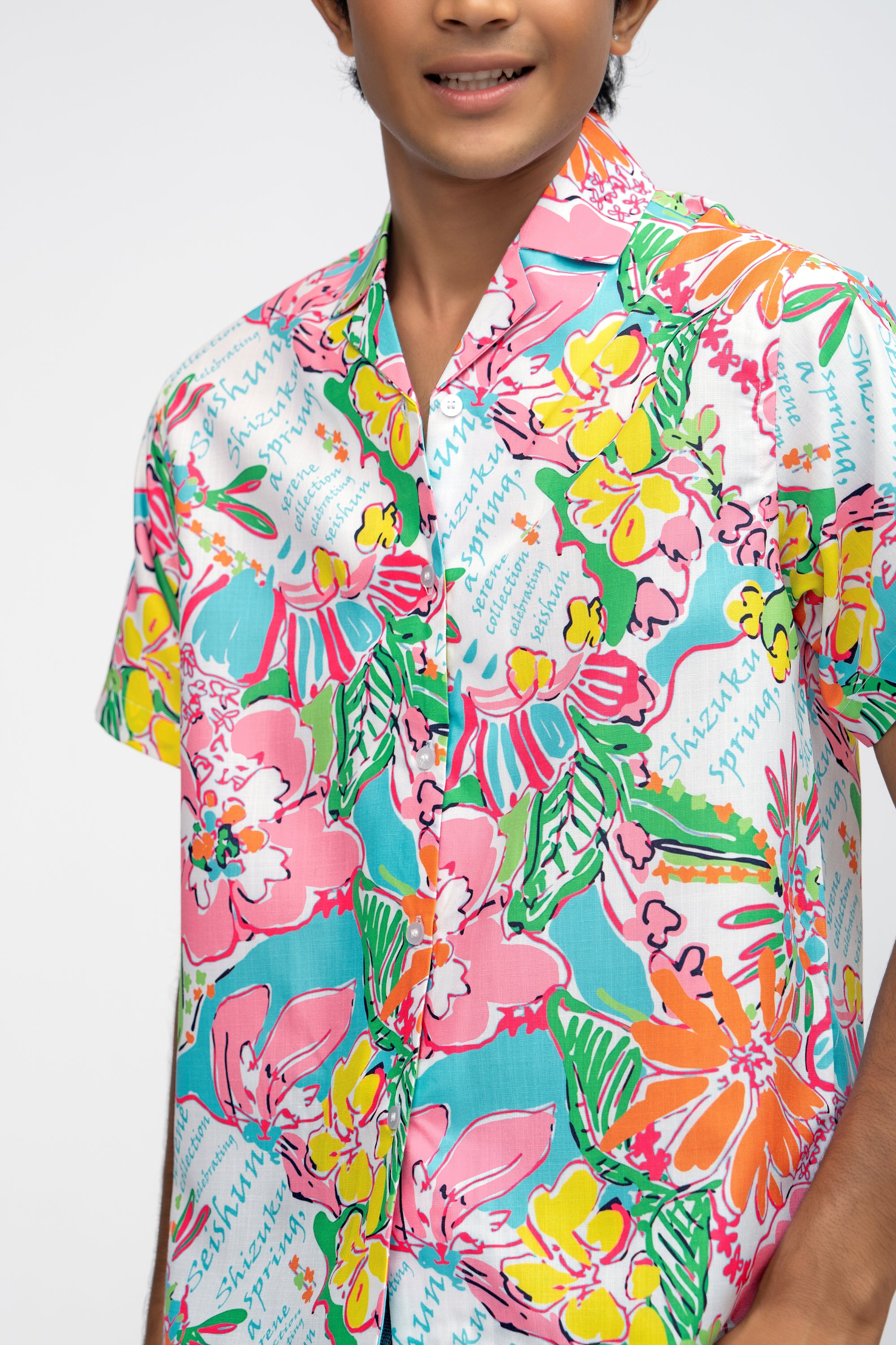 TROPICAL BOYS BOX FIT SHIRT