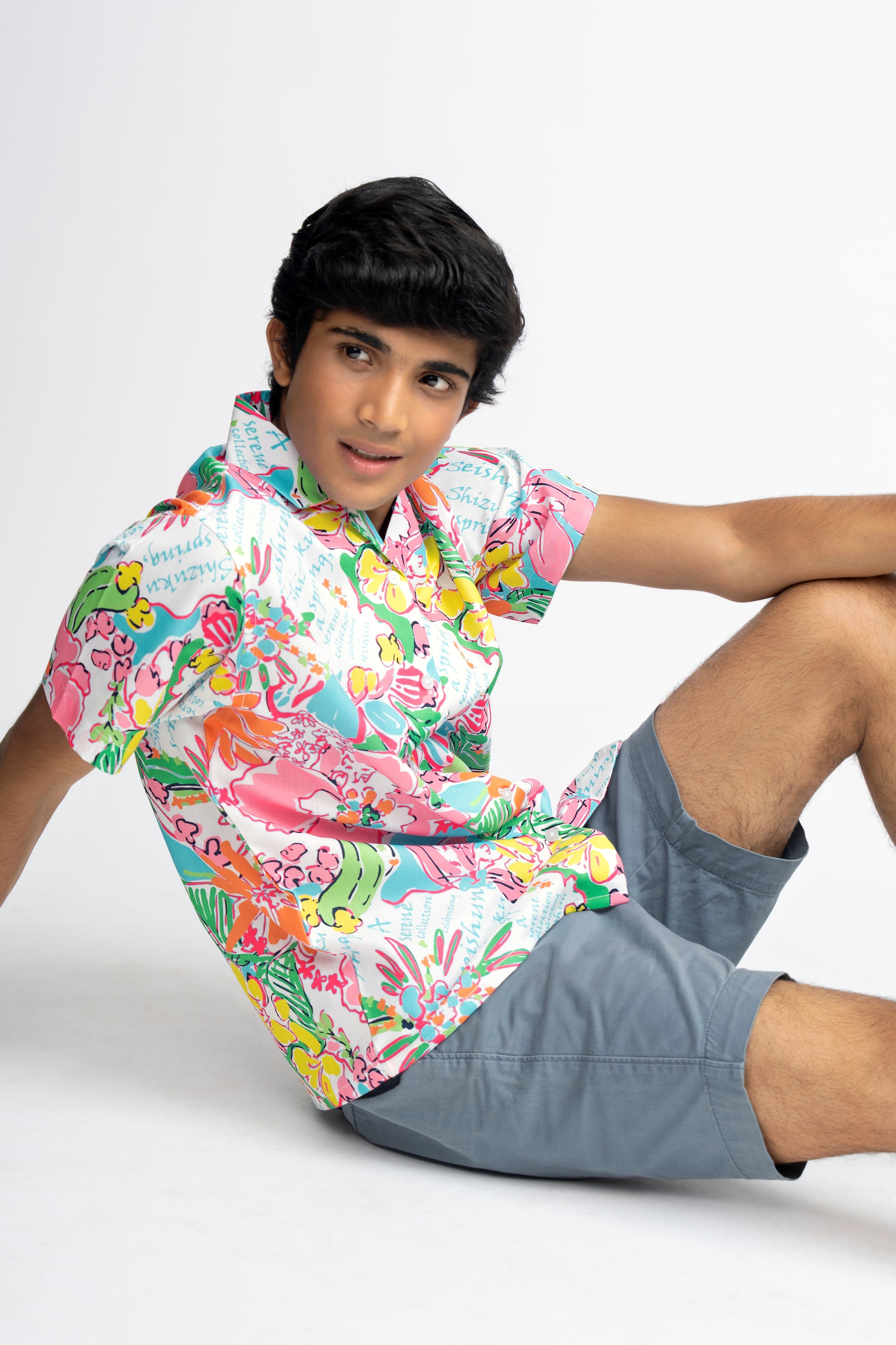TROPICAL BOYS BOX FIT SHIRT