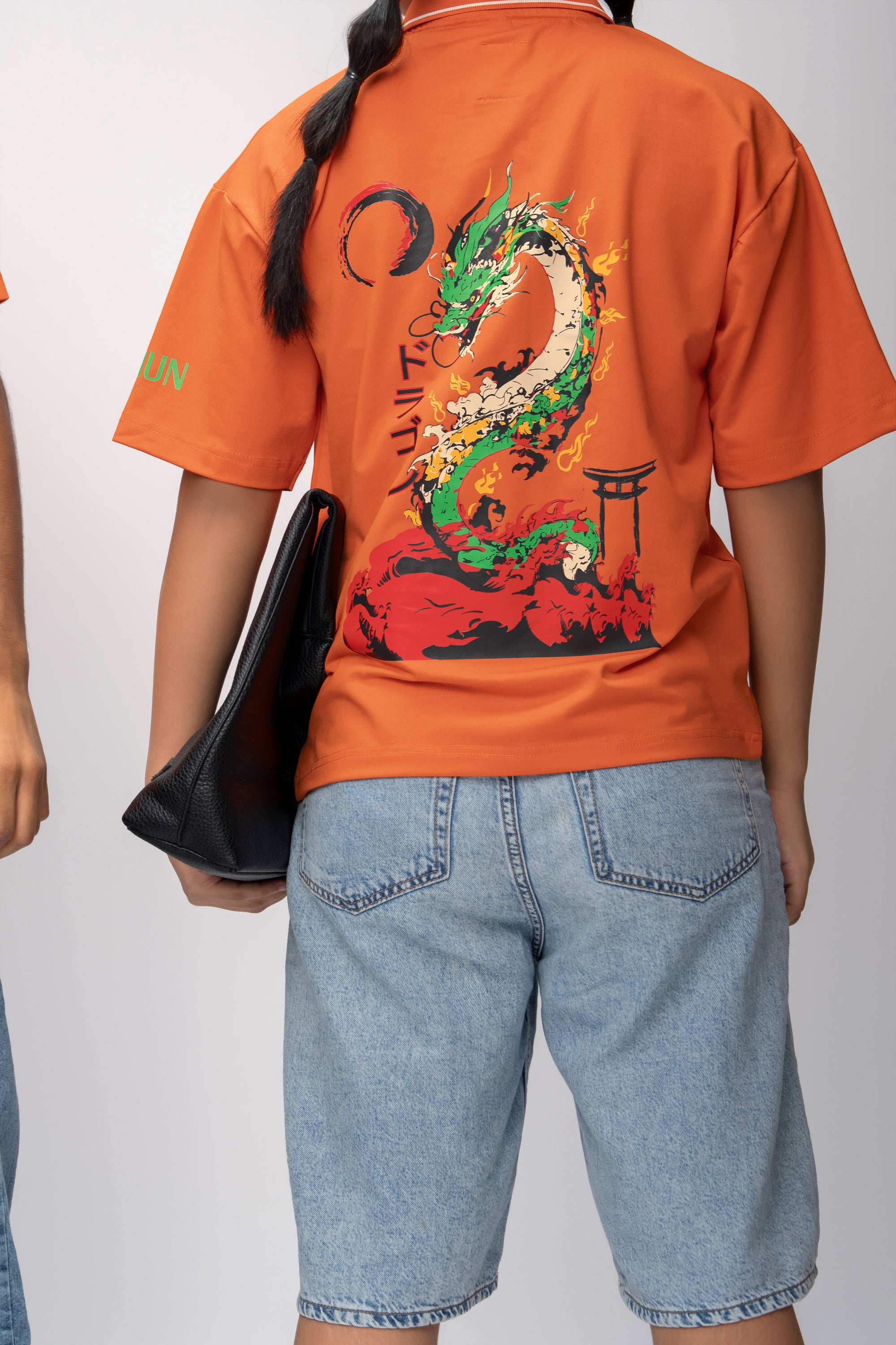 DRAGON FURY OVERSIZED UNISEX POLO