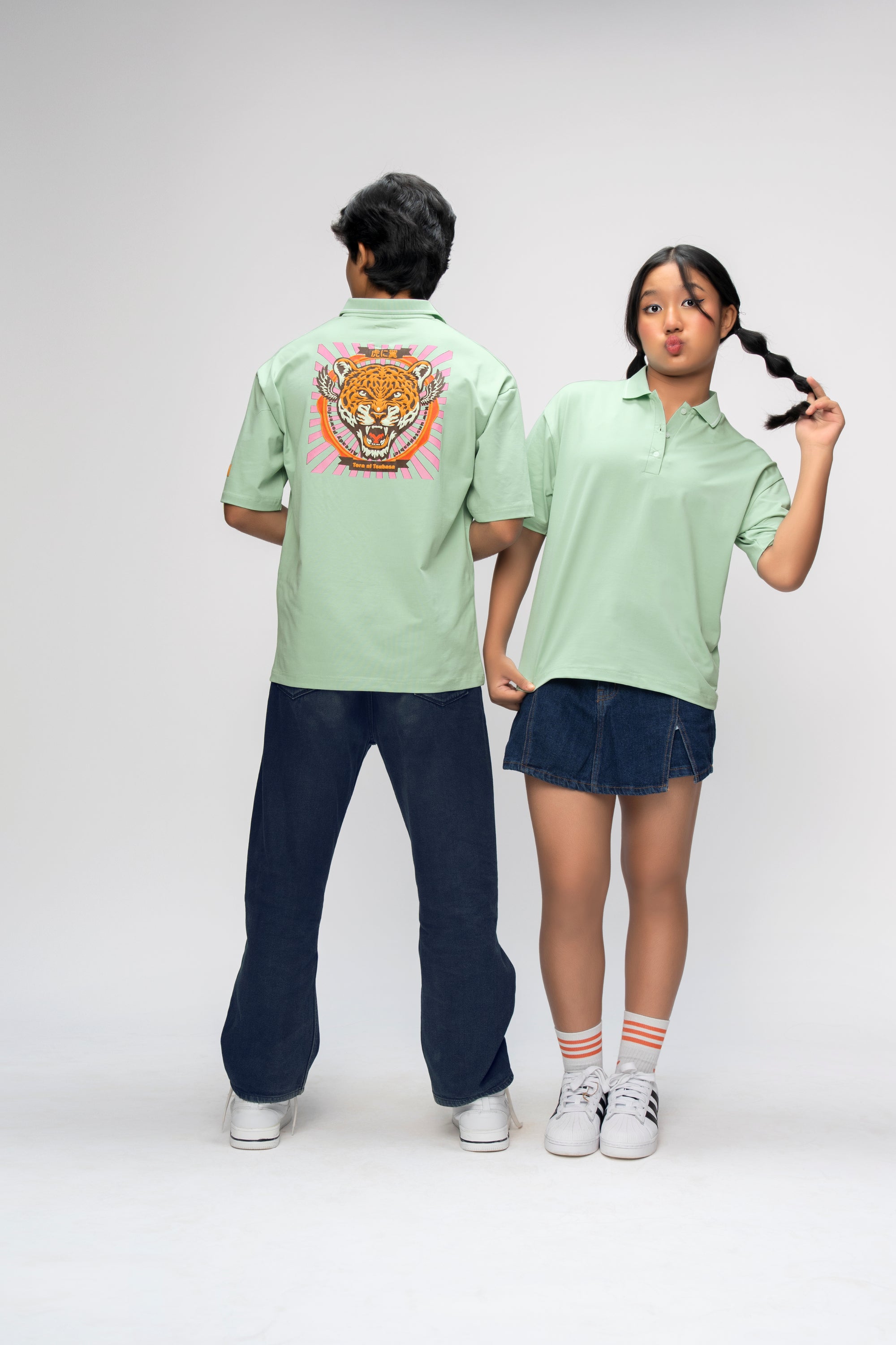 TIGER SURGE OVERSIZED UNISEX POLO