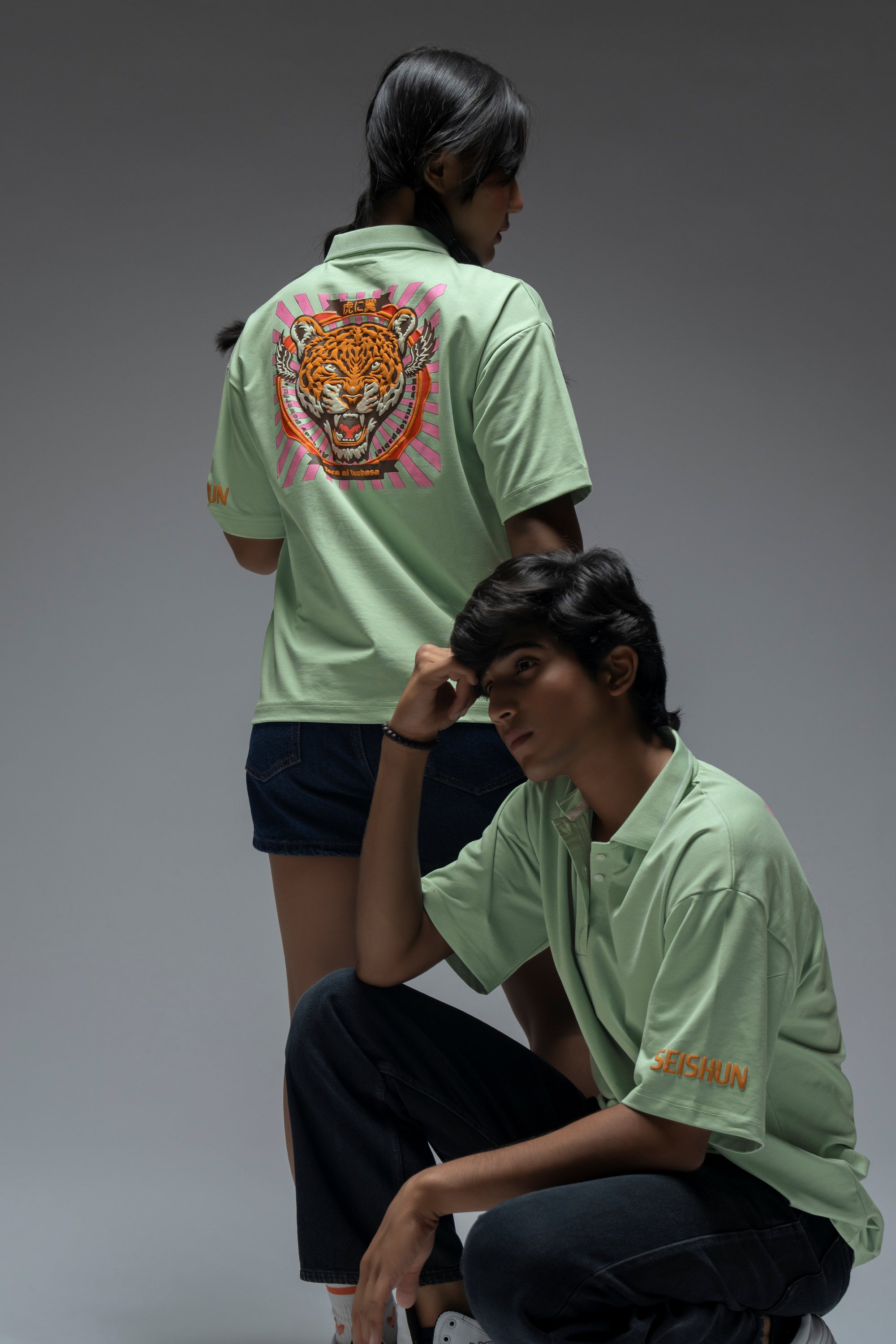 TIGER SURGE OVERSIZED UNISEX POLO