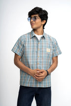 BLUE BOX FIT BOYS SHIRT