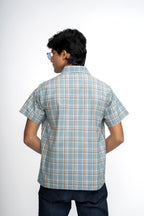 BLUE BOX FIT BOYS SHIRT