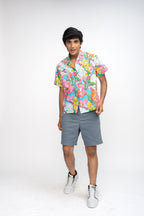 TROPICAL BOYS BOX FIT SHIRT