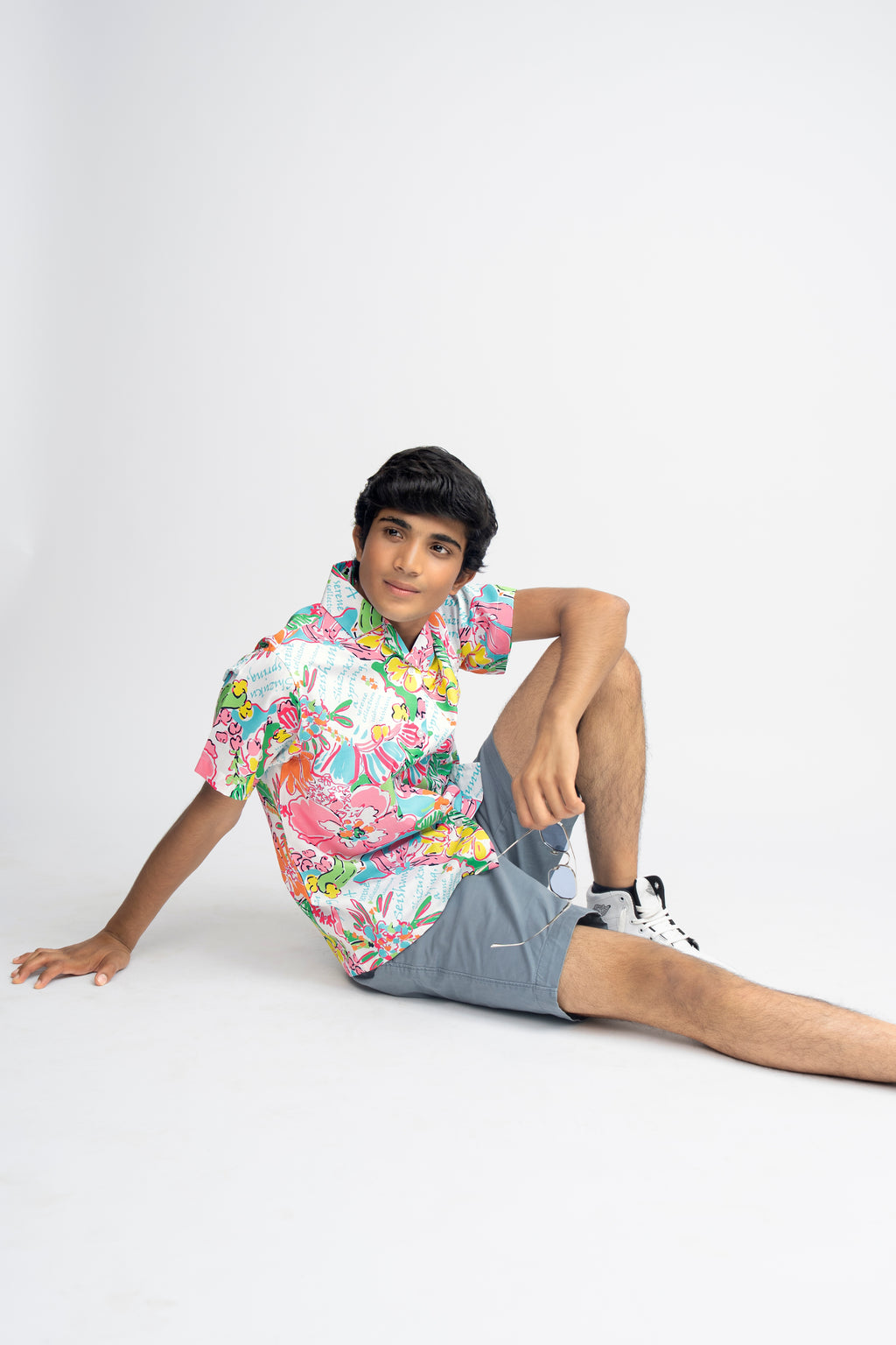 TROPICAL BOYS BOX FIT SHIRT