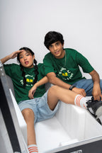FLOW STATE GREEN OVERSIZED UNISEX T-SHIRT