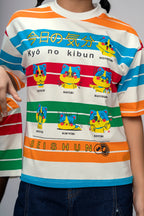MOOD STRIPES OVERSIZED UNISEX T-SHIRT