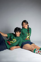 DRAGON FIRE GREEN OVERSIZED UNISEX TSHIRT